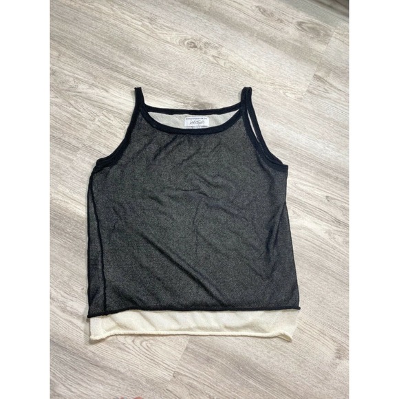 Lord & Taylor Black & White cami blouse top Size medium - Picture 3 of 12